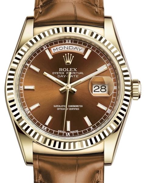 rolex day date leather strap|rolex day date leather band.